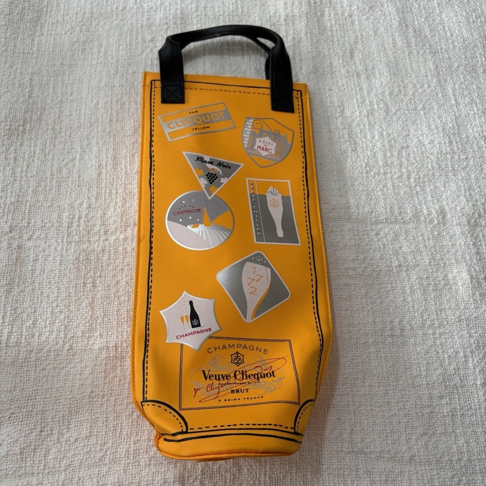 Veuve Clicquot Champagne Bottle Insulated Holder Cooler Bag Orange 750ml France